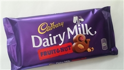 Cadbury Fruit & Nut Chocolate Bar 180g
